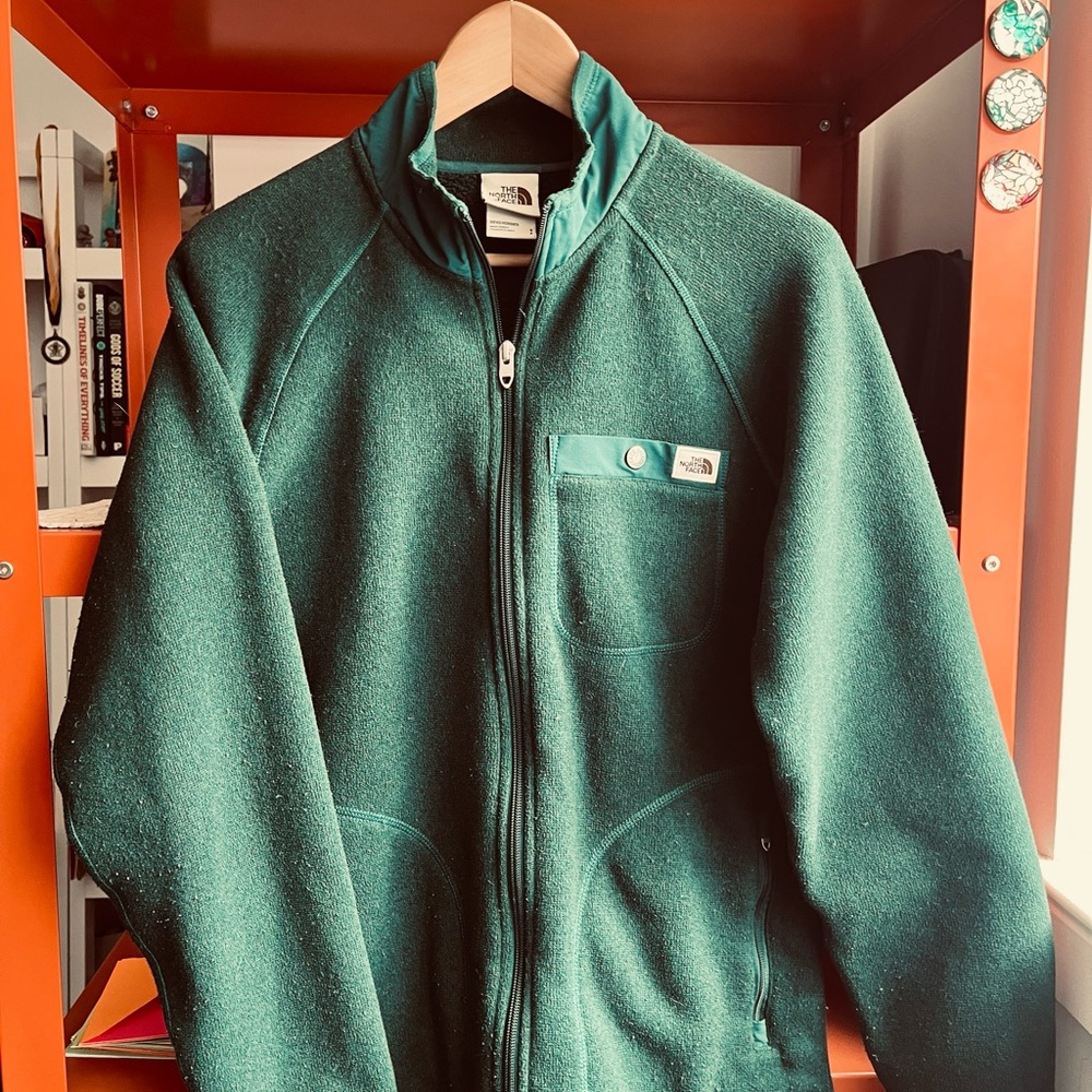 The North Face MEN (small) Zip-Up Fleece | Hunter Green
